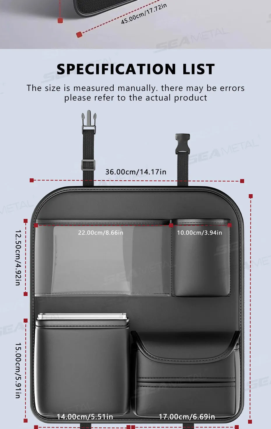 Back Seat Storage Bag