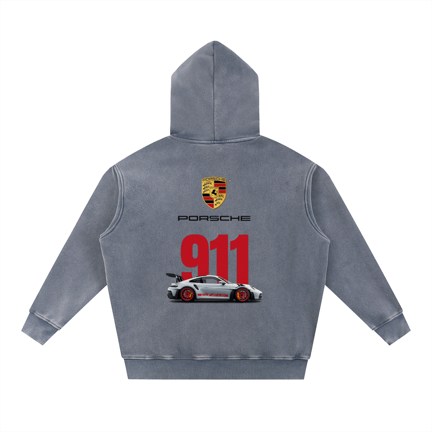 Porsche 911 Washed Oversize Hoodie