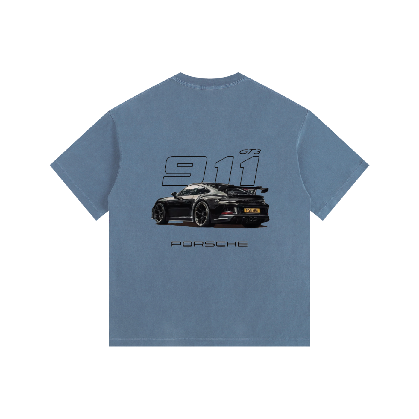 Vintage Washed Porsche Oversized Tee