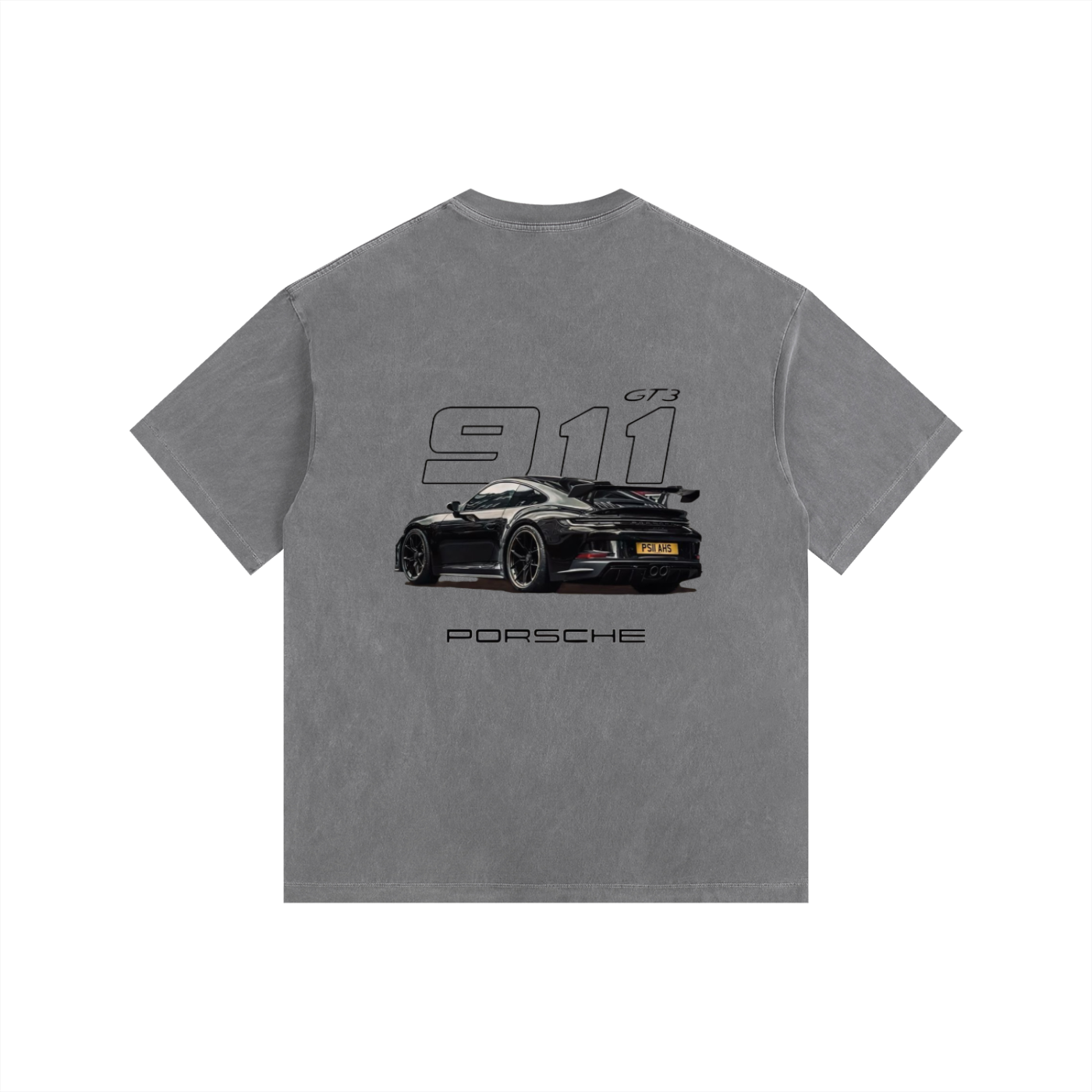 Vintage Washed Porsche Oversized Tee