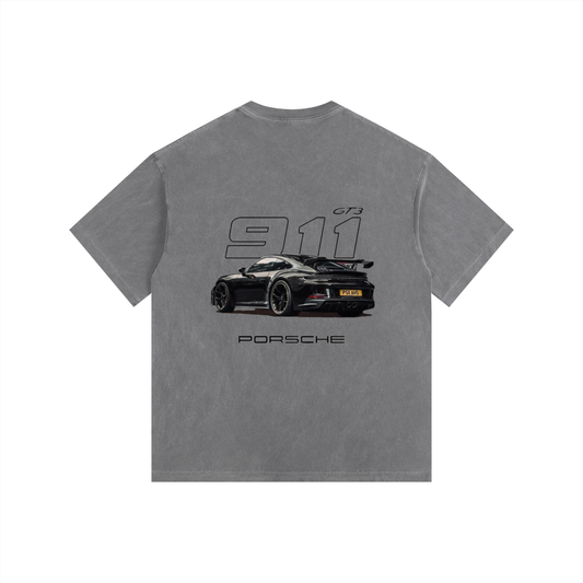 Vintage Washed Porsche Oversized Tee