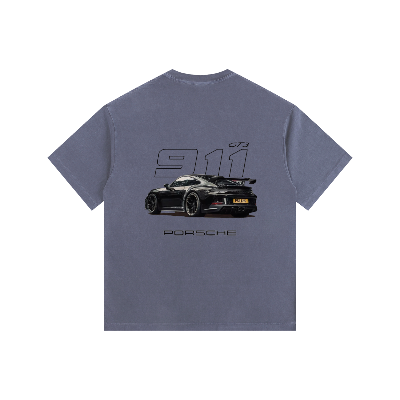 Vintage Washed Porsche Oversized Tee
