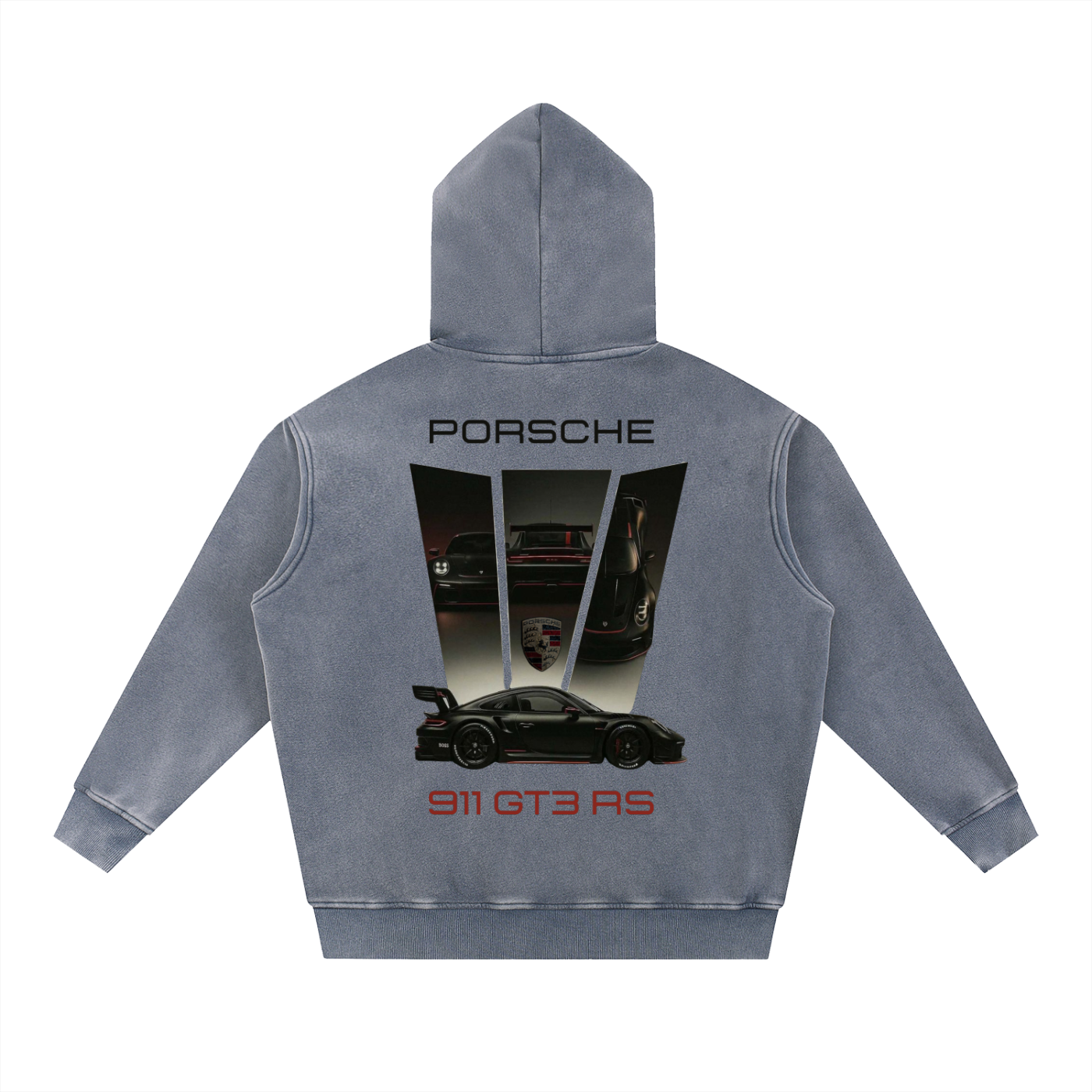 Washed GT3RS Oversize Hoodie