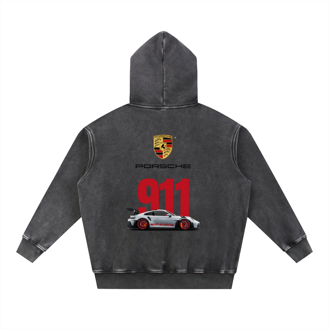 Porsche 911 Washed Oversize Hoodie