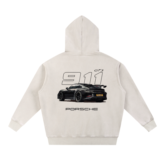 Porsche 911 Washed Oversize Hoodie