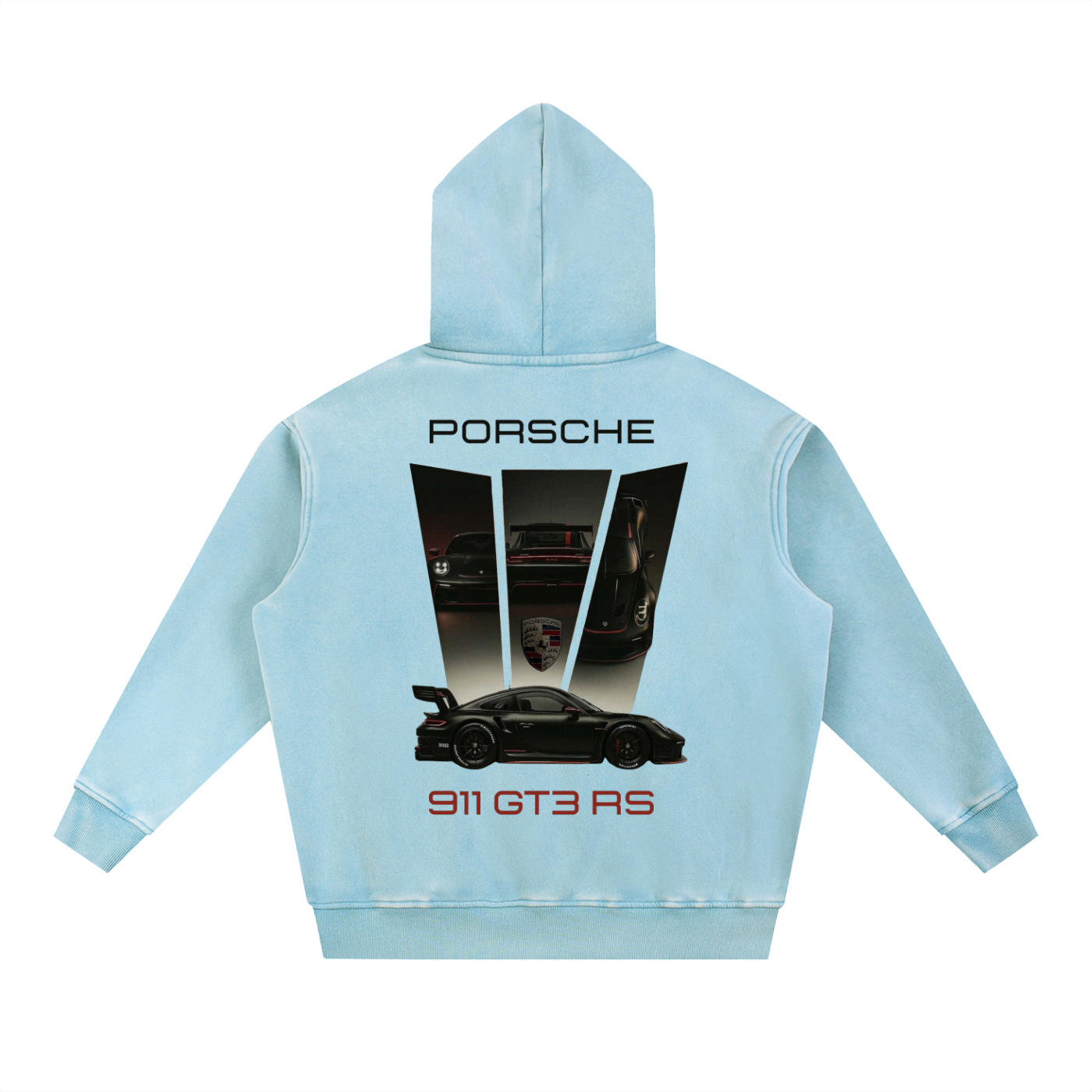 Washed GT3RS Oversize Hoodie