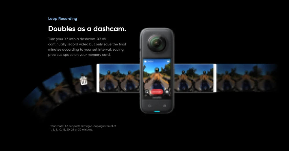 Insta360 X3 - Waterproof 360 Action Camera