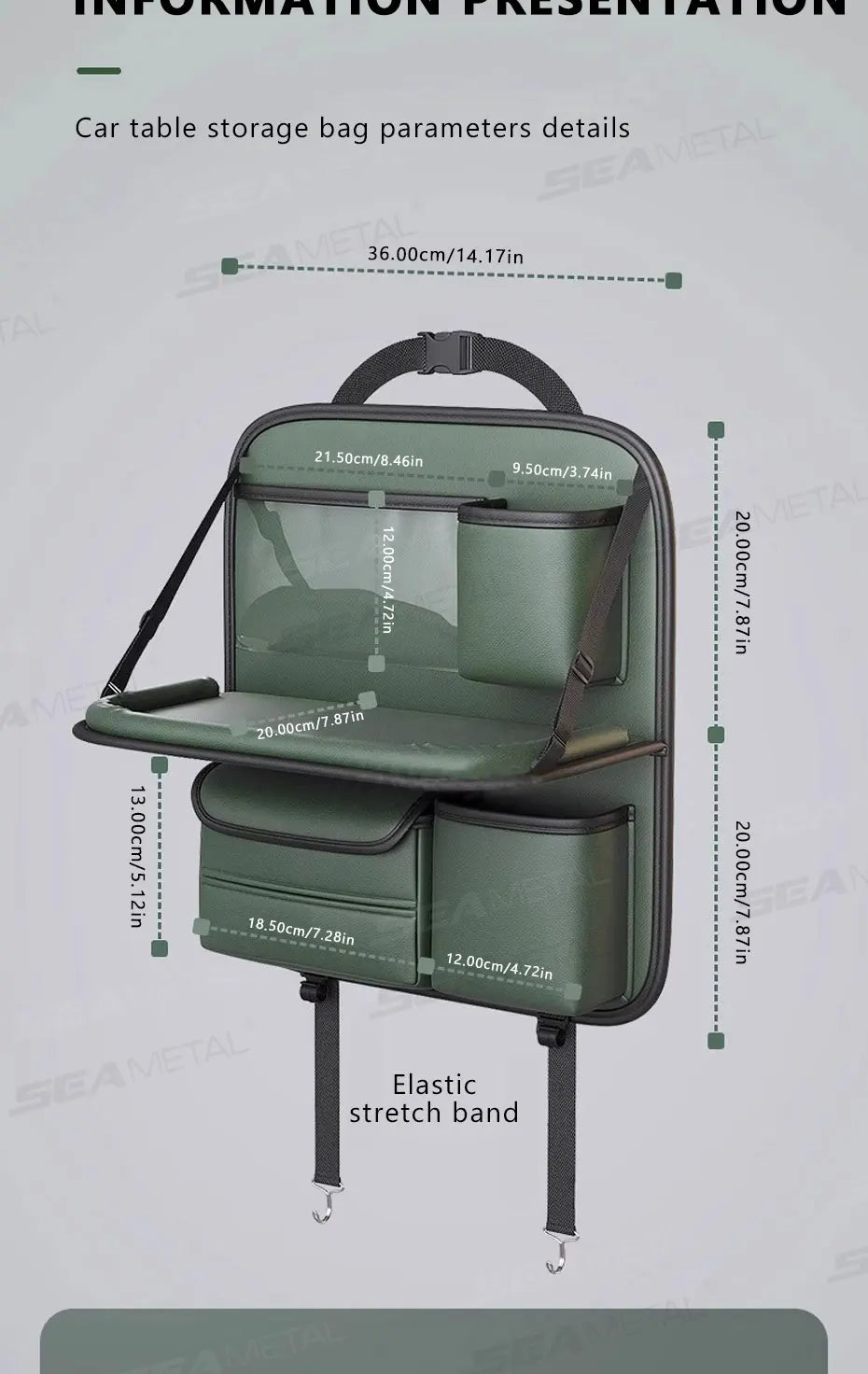Back Seat Storage Bag