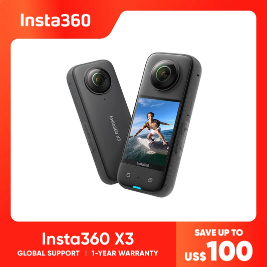 Insta360 X3 - Waterproof 360 Action Camera