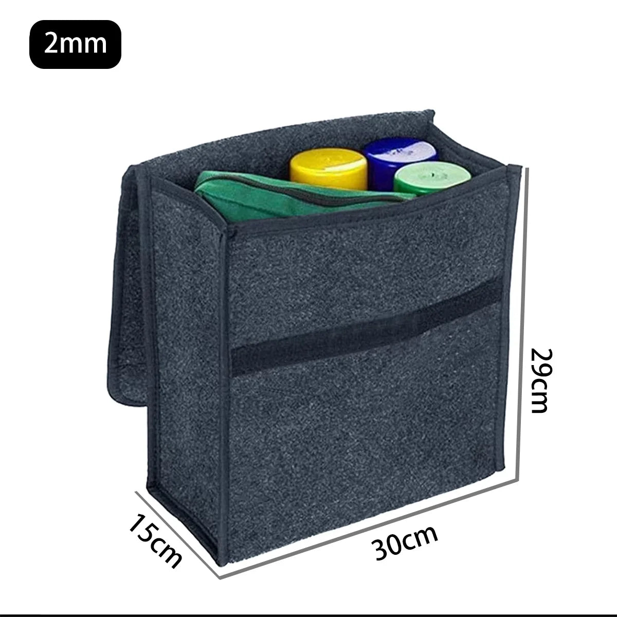 Dark Gray Car Storage Box