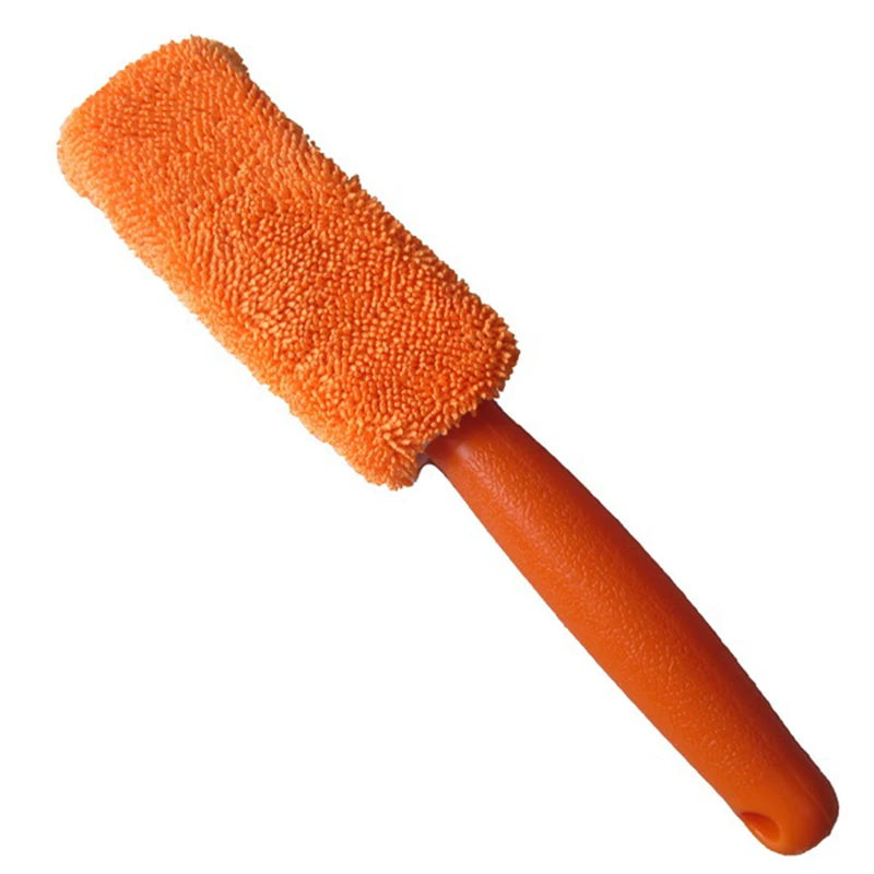 Cleaning Brush Microfiber Wash Wheel Detailing Car Tire Hub Long Handle Washing Tool for Car Trunk Motorcycle Auto Washing Tools