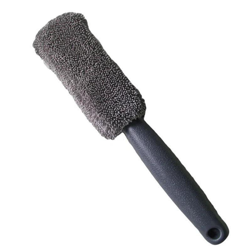 Cleaning Brush Microfiber Wash Wheel Detailing Car Tire Hub Long Handle Washing Tool for Car Trunk Motorcycle Auto Washing Tools