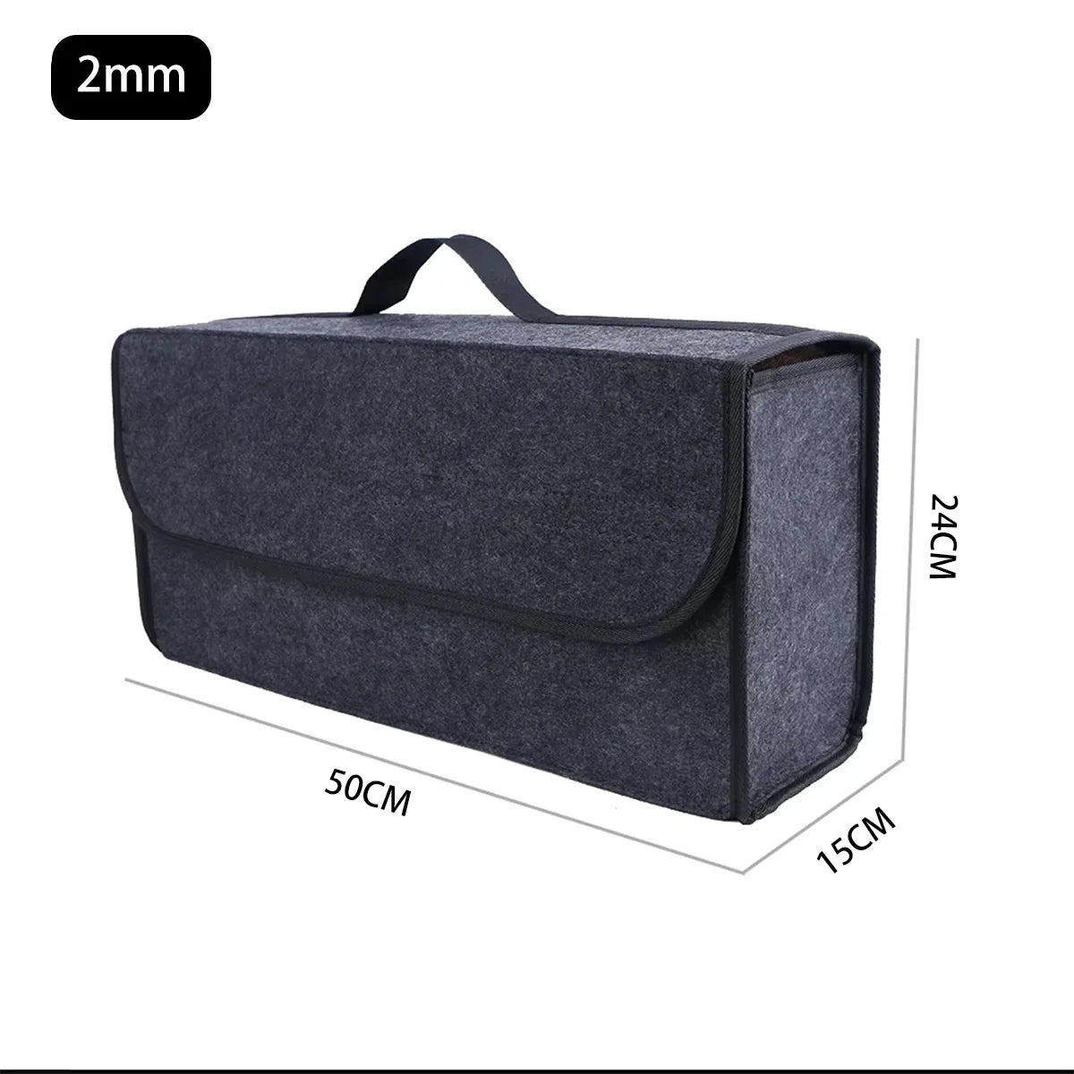 Dark Gray Car Storage Box