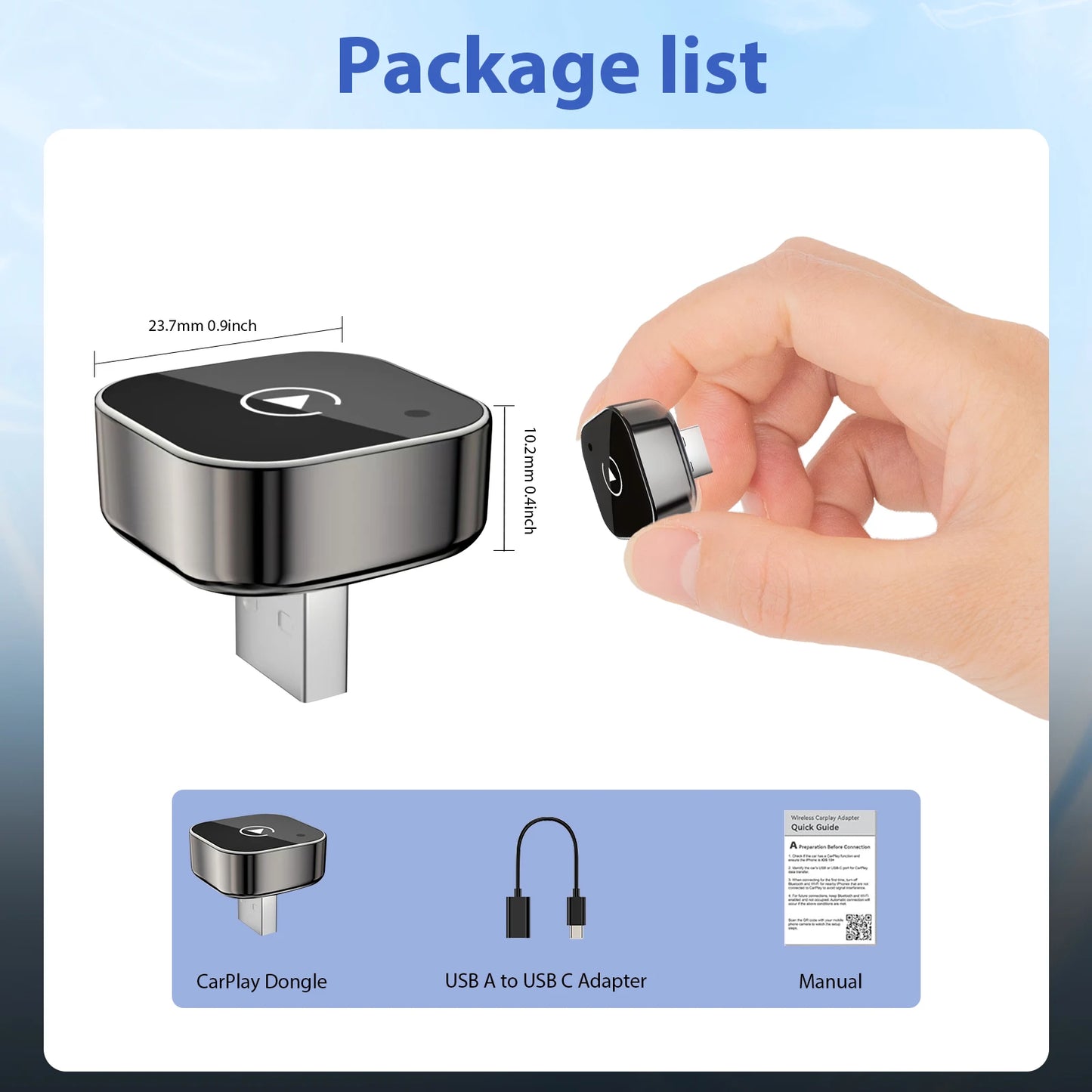 Wireless CarPlay Adapter&Android Auto