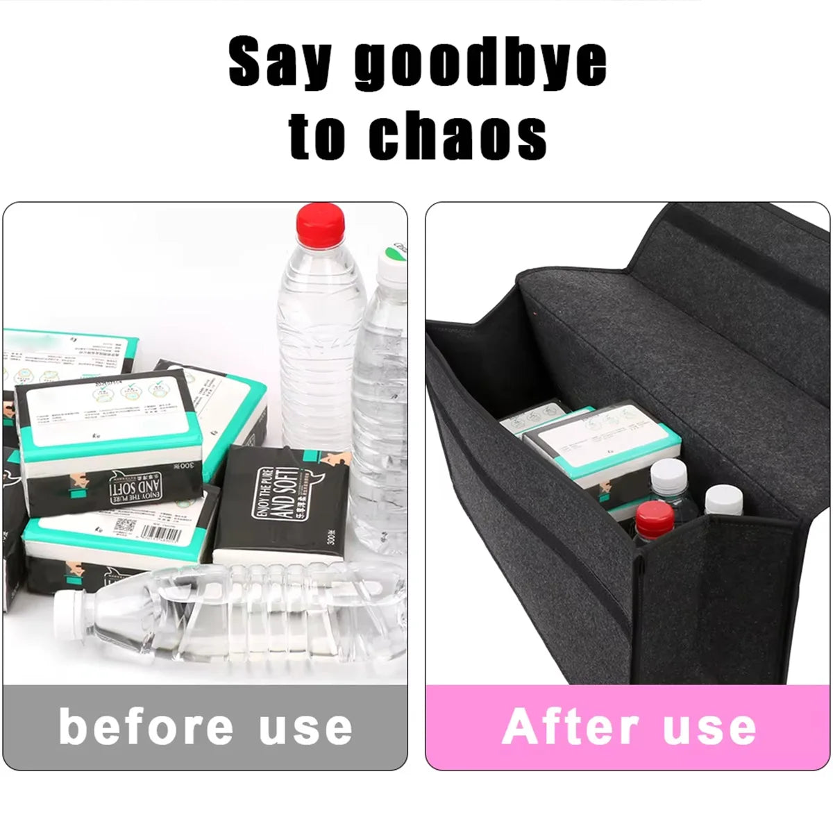 Dark Gray Car Storage Box