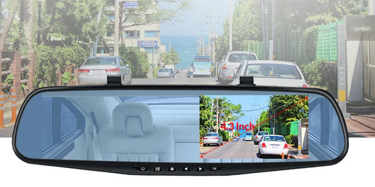 Rearview Mirror With Dual Camera