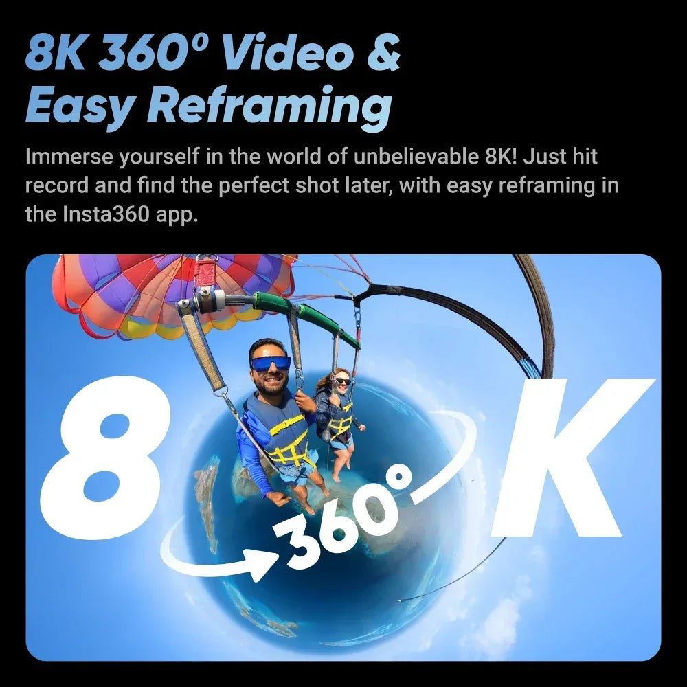 Insta360 X4 - 8K Waterproof 360 Action Camera