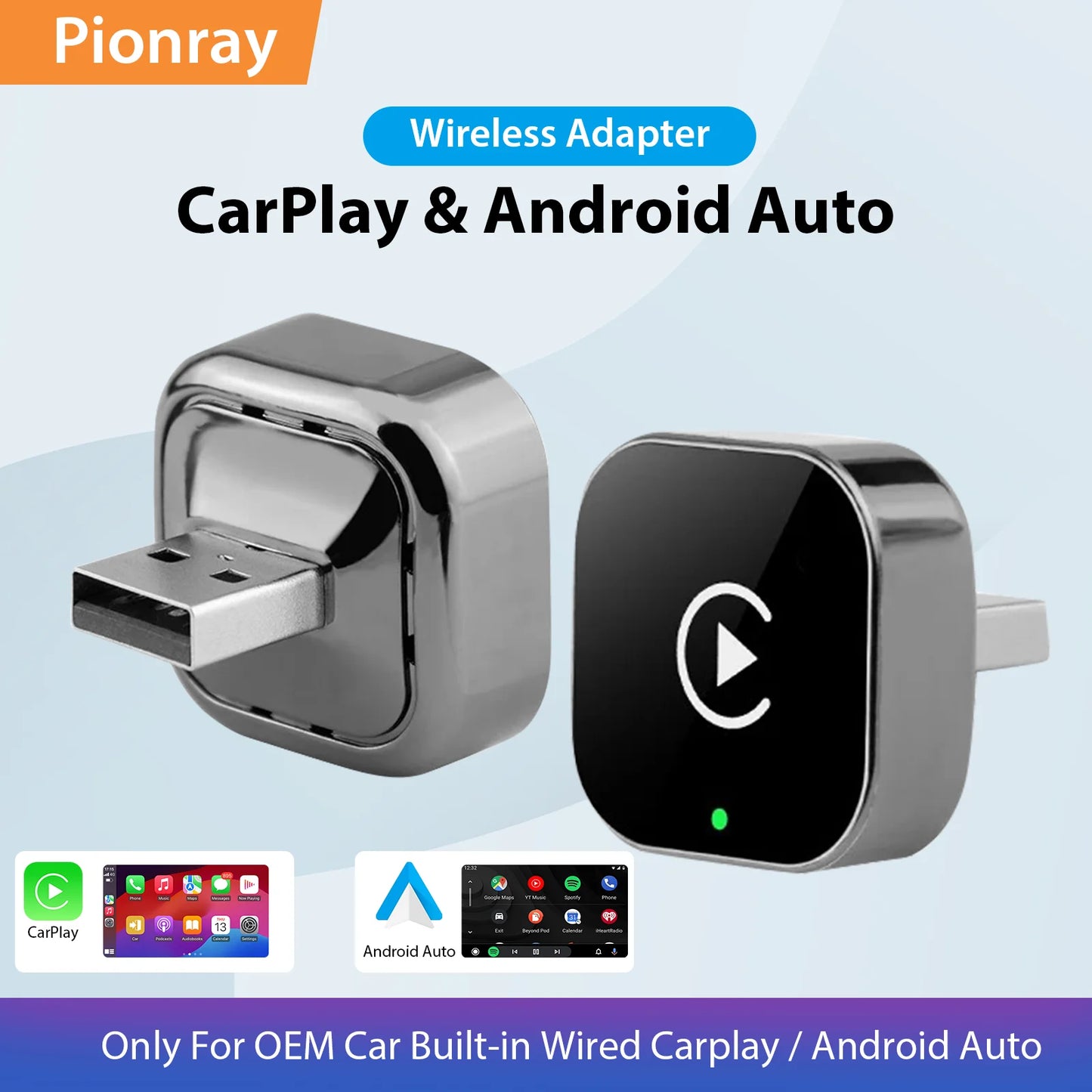 Wireless CarPlay Adapter&Android Auto