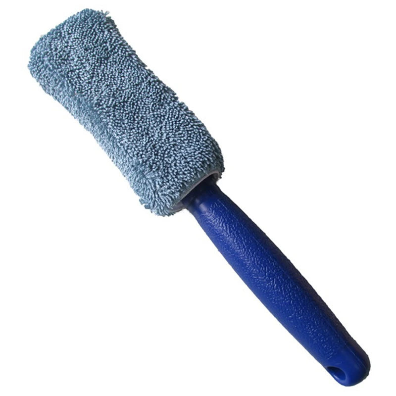 Cleaning Brush Microfiber Wash Wheel Detailing Car Tire Hub Long Handle Washing Tool for Car Trunk Motorcycle Auto Washing Tools