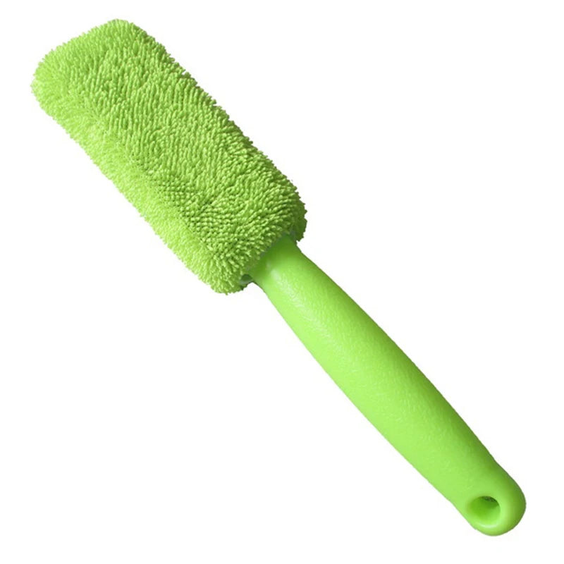 Cleaning Brush Microfiber Wash Wheel Detailing Car Tire Hub Long Handle Washing Tool for Car Trunk Motorcycle Auto Washing Tools