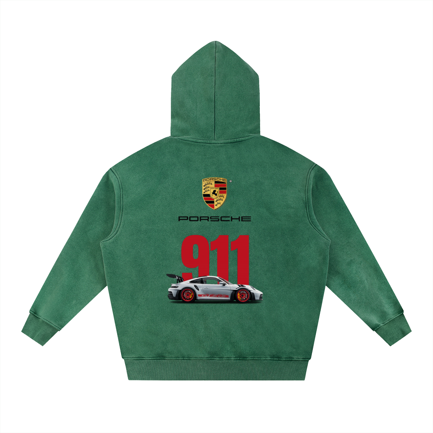 Porsche 911 Washed Oversize Hoodie