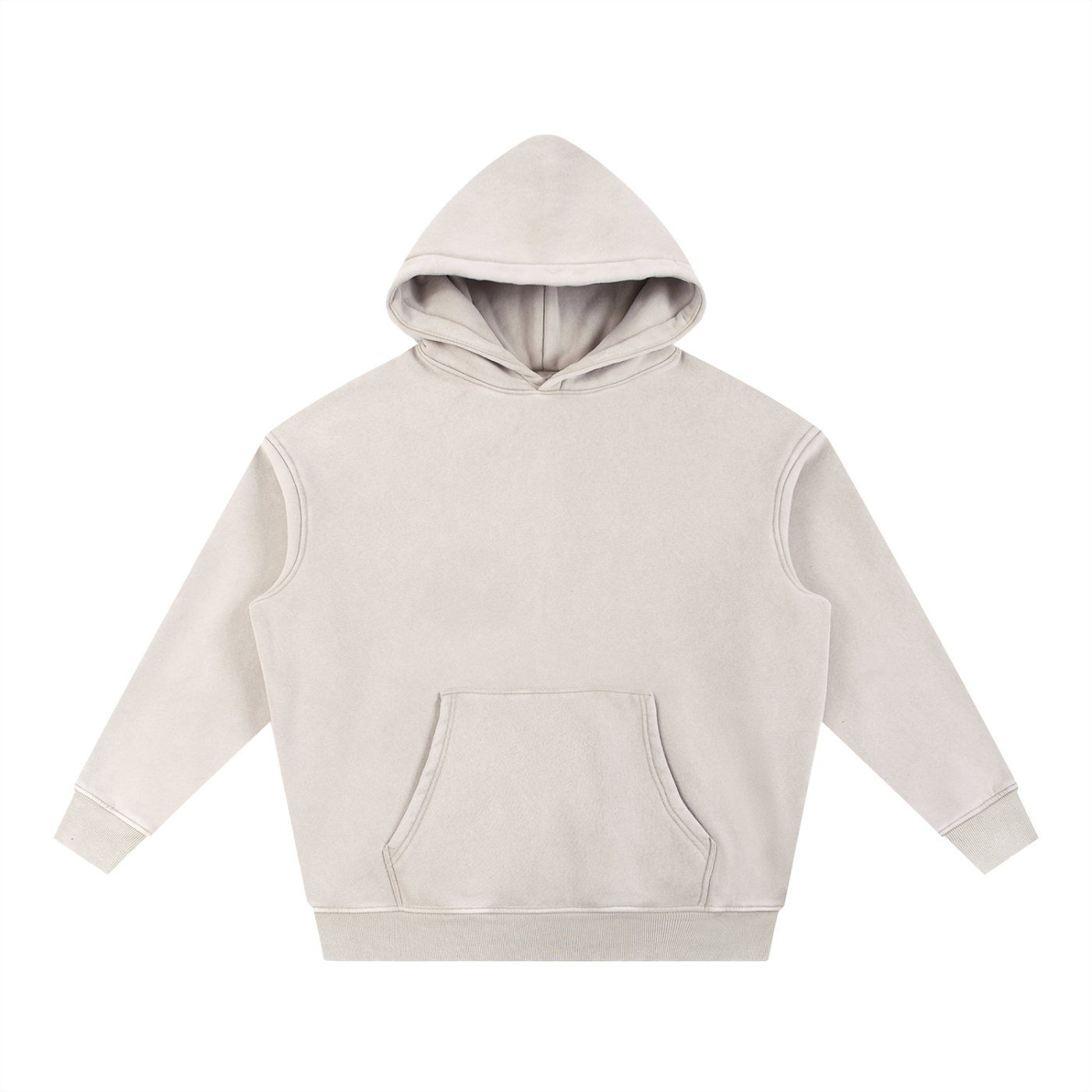 "Need Money For Porsche" Washed Oversize Hoodie