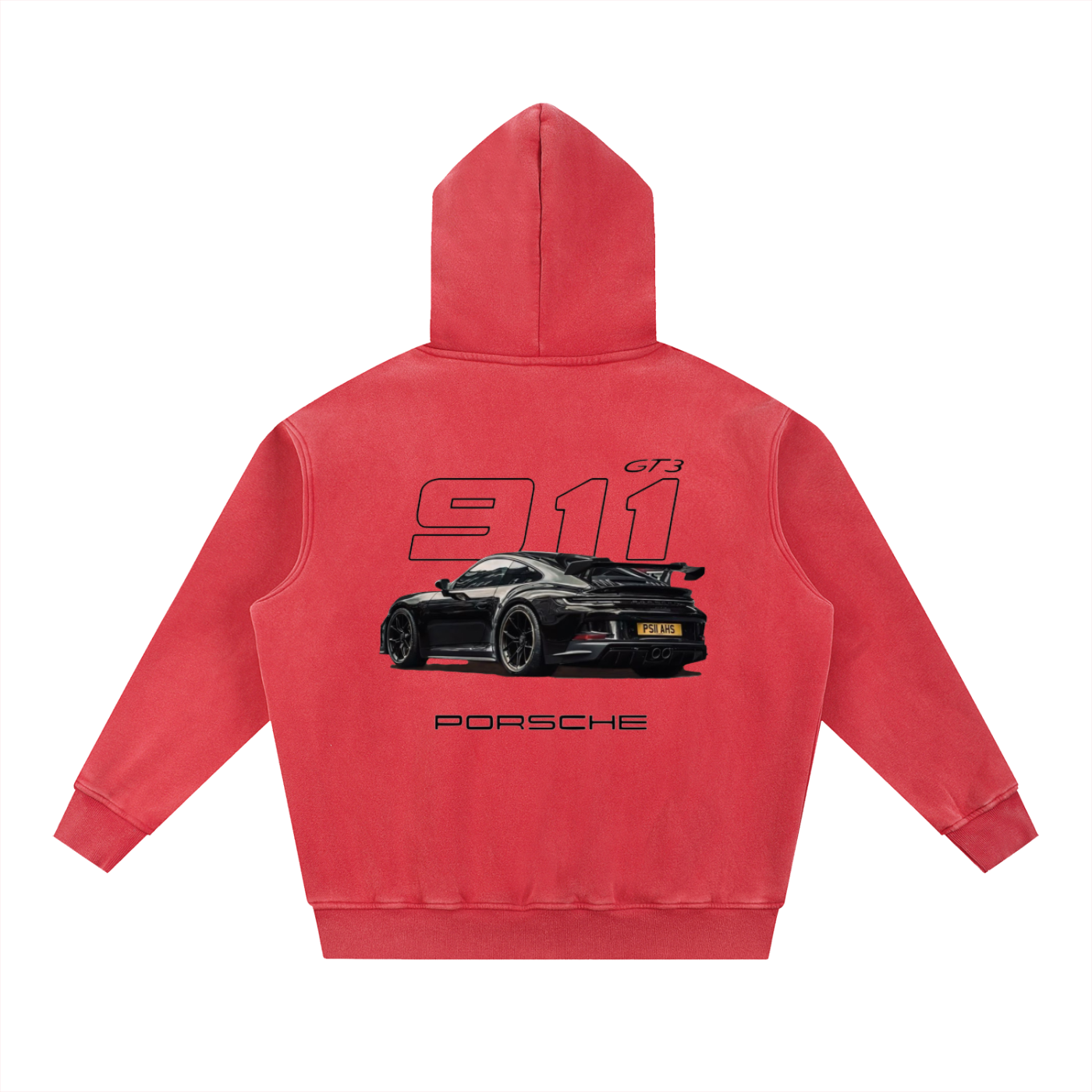 Porsche 911 Washed Oversize Hoodie