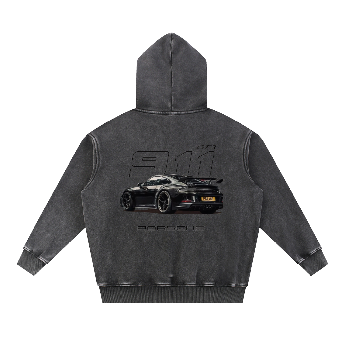 Porsche 911 Washed Oversize Hoodie
