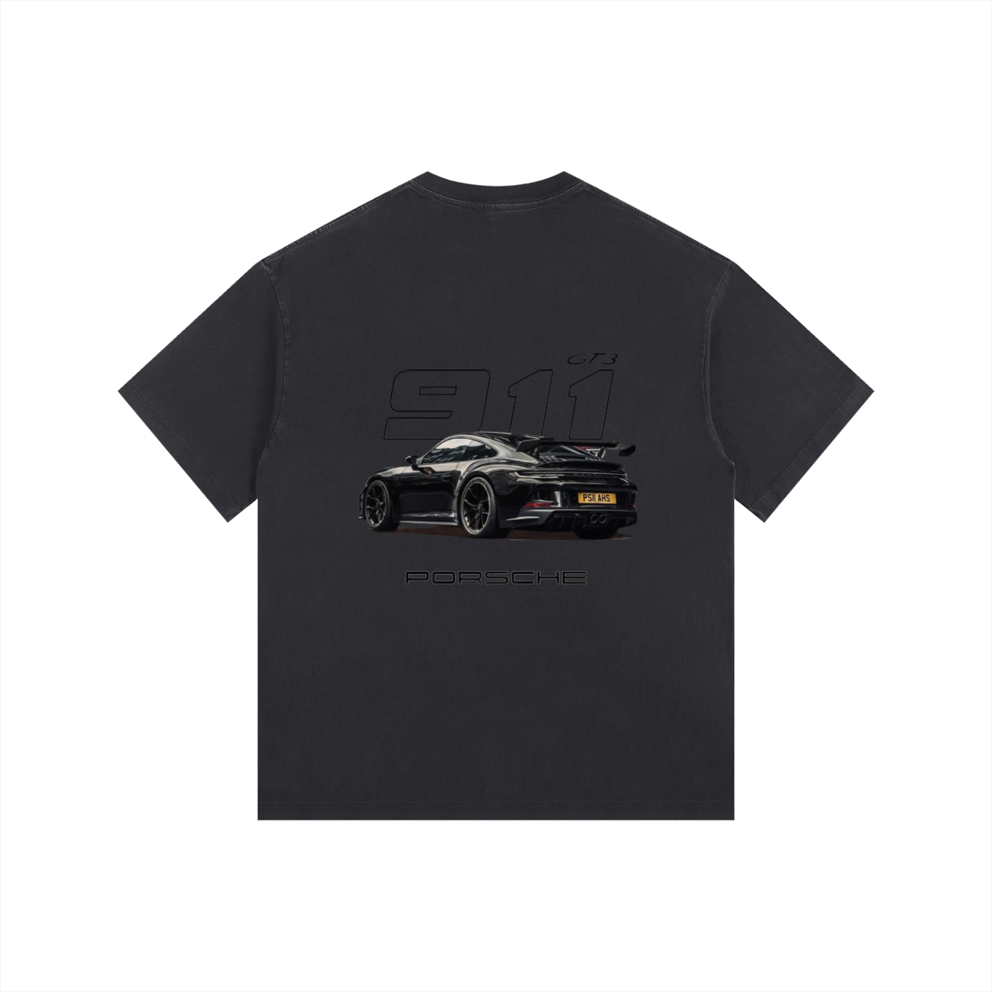 Vintage Washed Porsche Oversized Tee