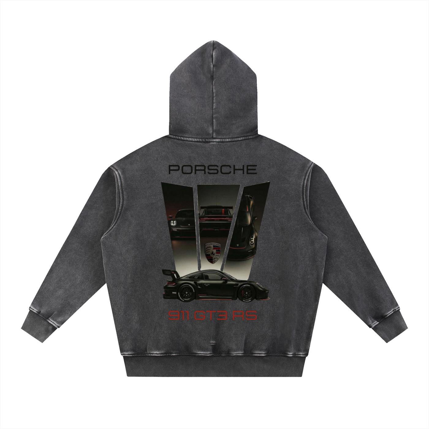 Washed GT3RS Oversize Hoodie